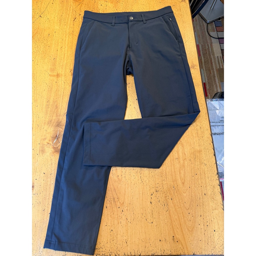 Lululemon Commission Slim 32x30 Dark Gray Warpstreme Golf Chino Pants LM5LMSZ